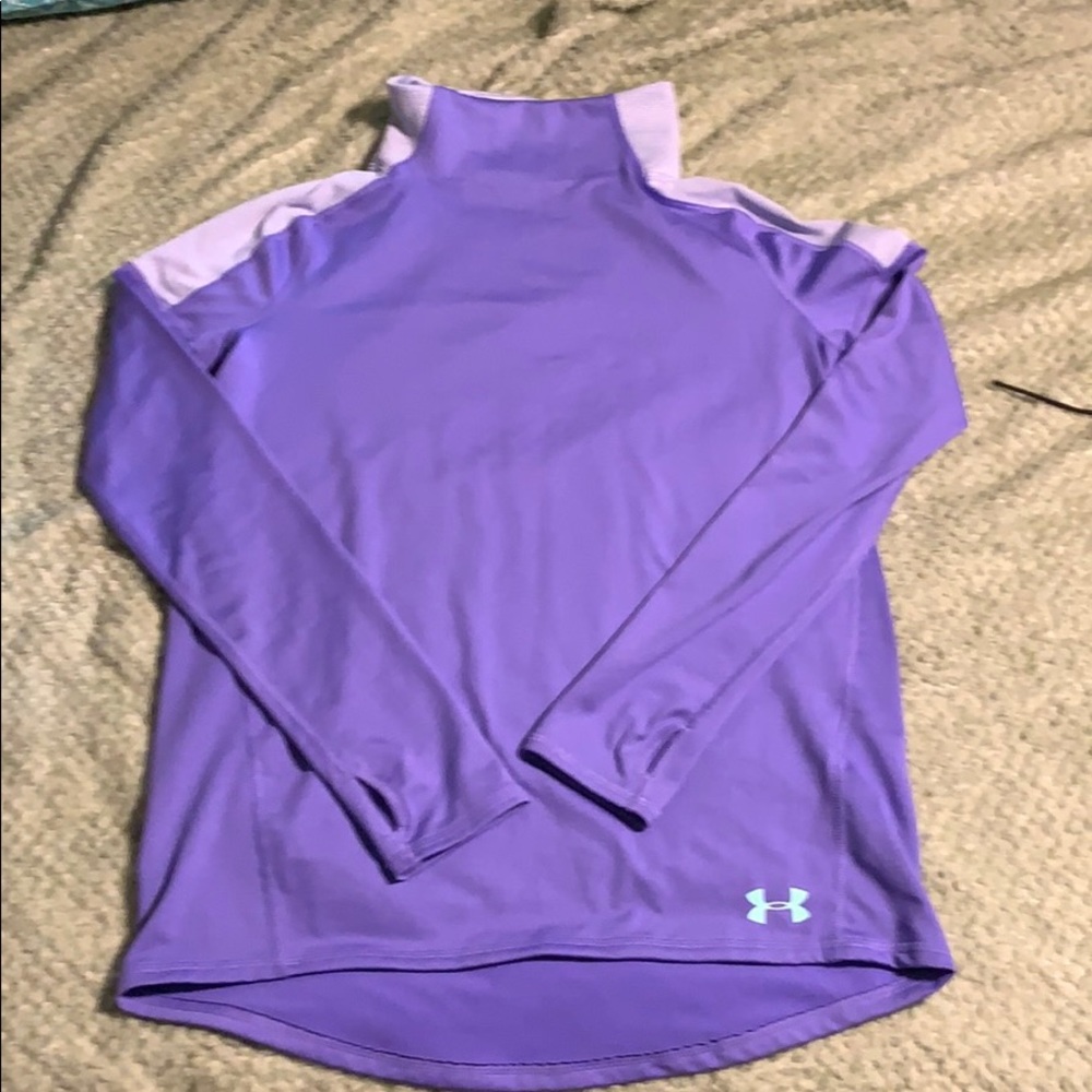 Purple Underarmor Pullover Jacket